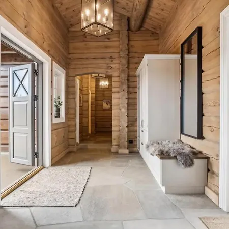 Casa de Férias Timber With Hot Tub And Runs In *